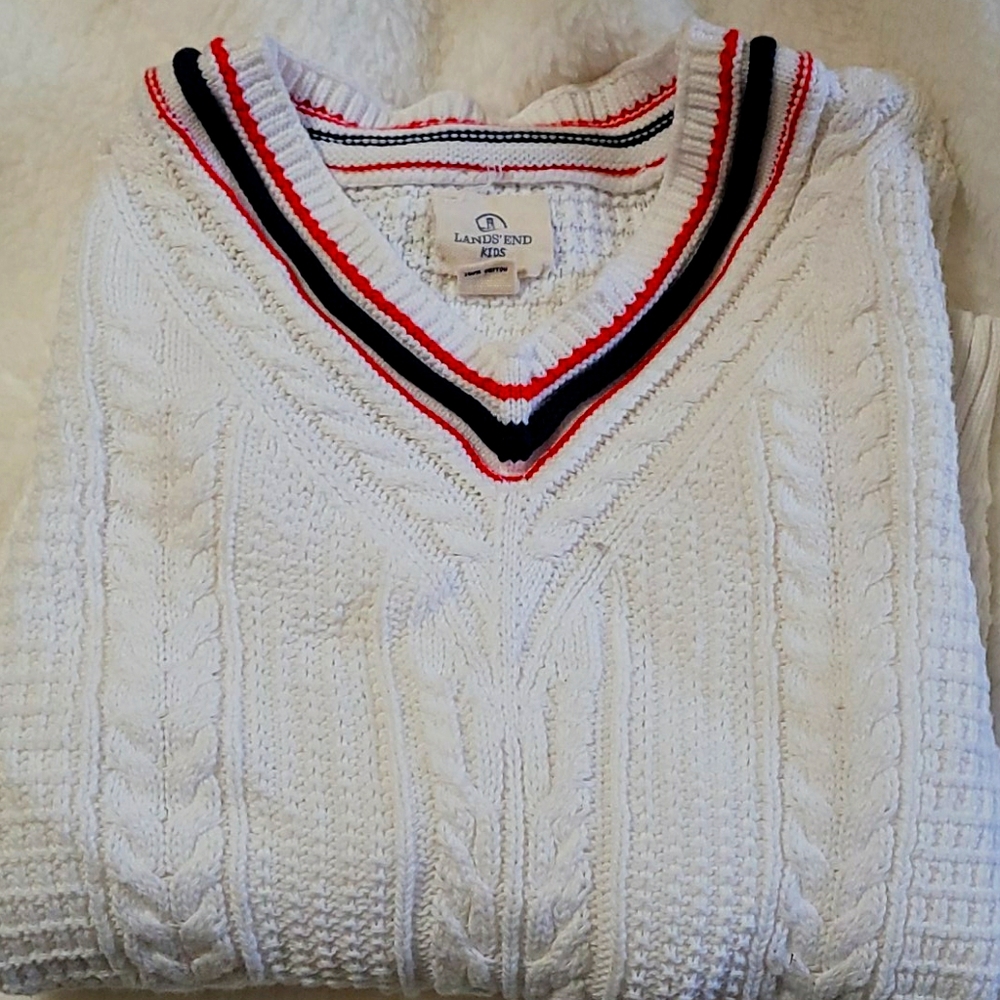 LAND'S END GIRLS SWEATER